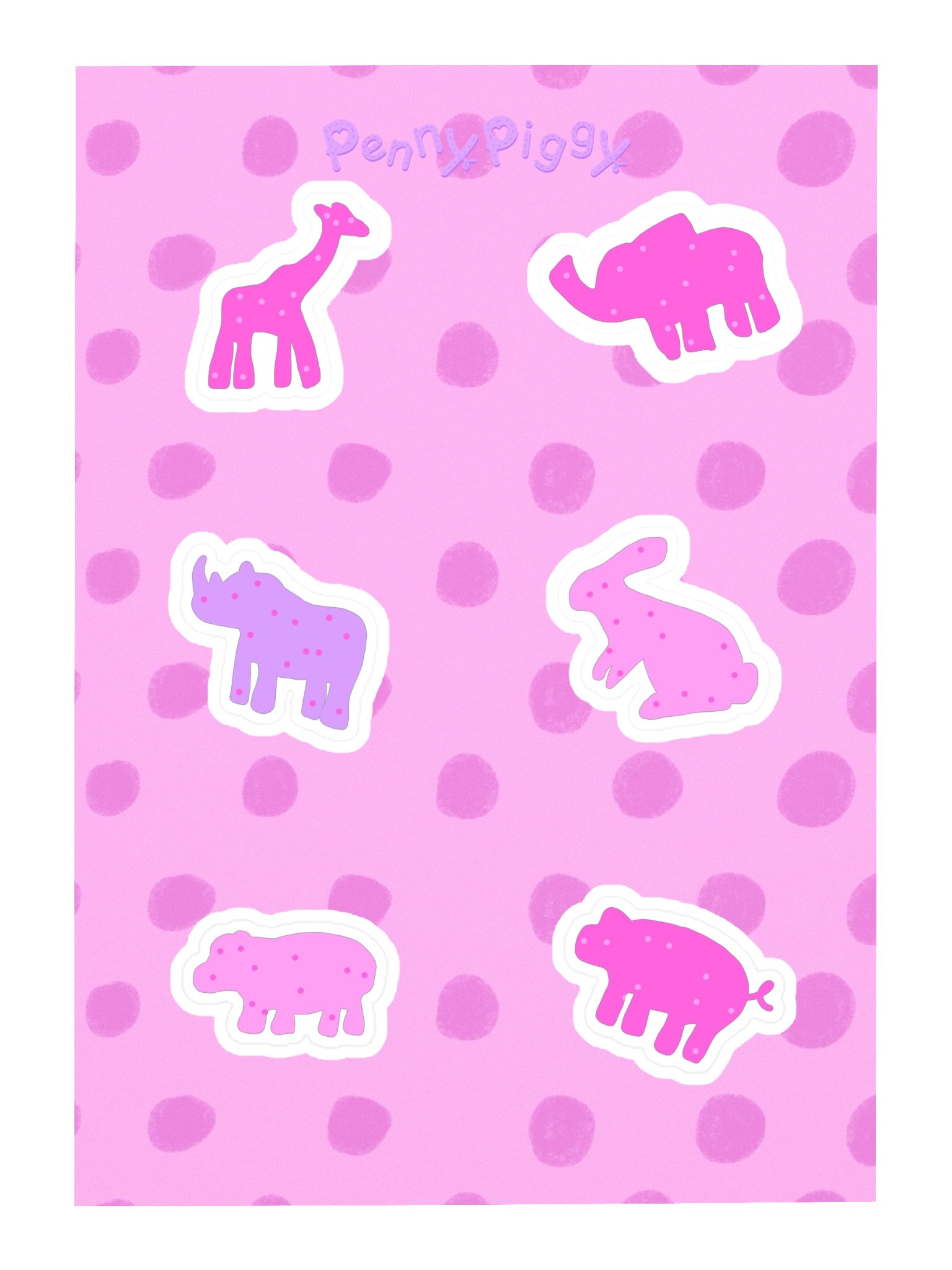 Animal Cookie Stickers!!!!! product image (3)