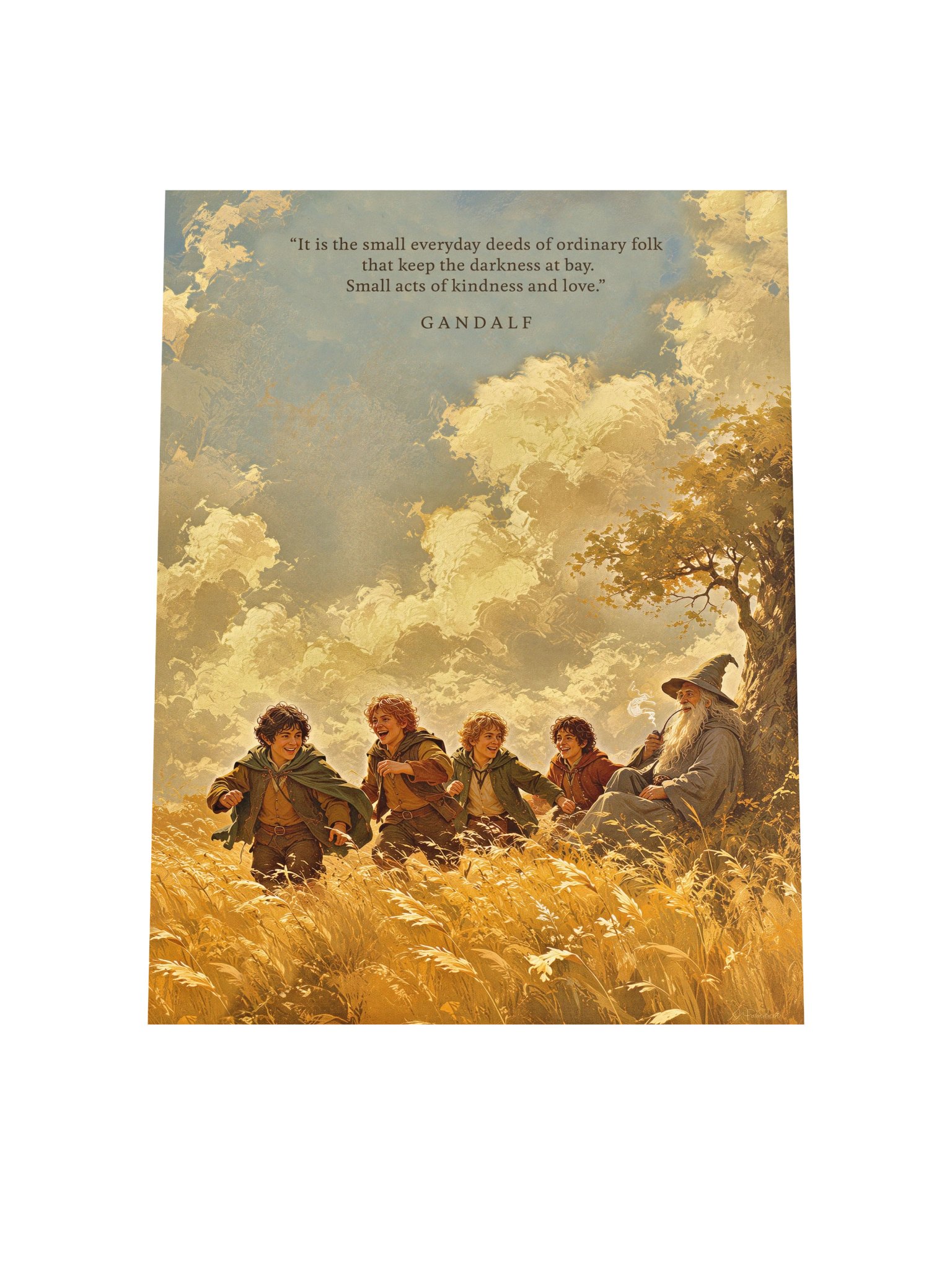 Gentle Hearts Beyond the Shadow's Reach — Fine Art Print product image (4)