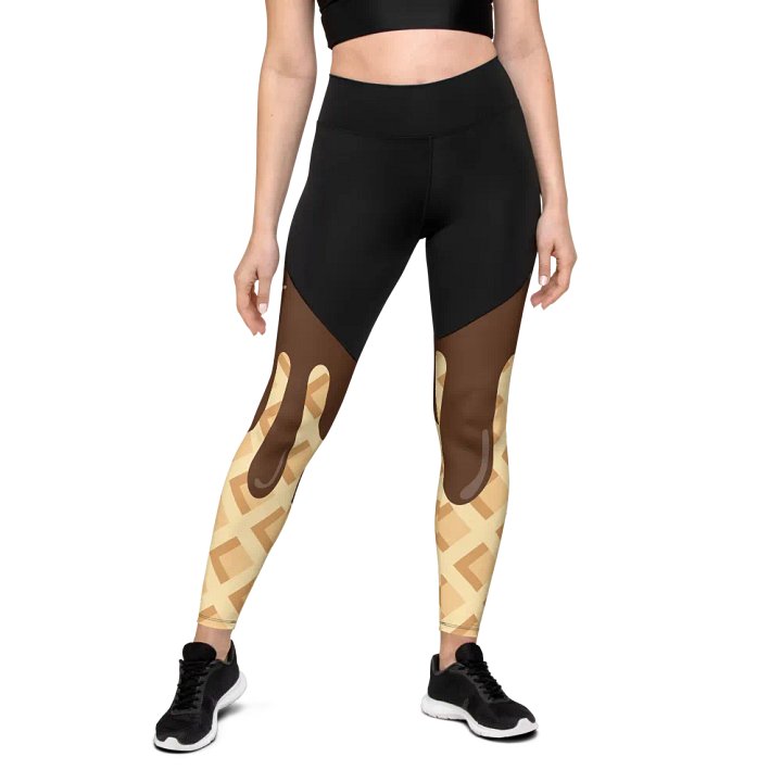 Choco Sprinkle Delight Sports Leggings product image (2)
