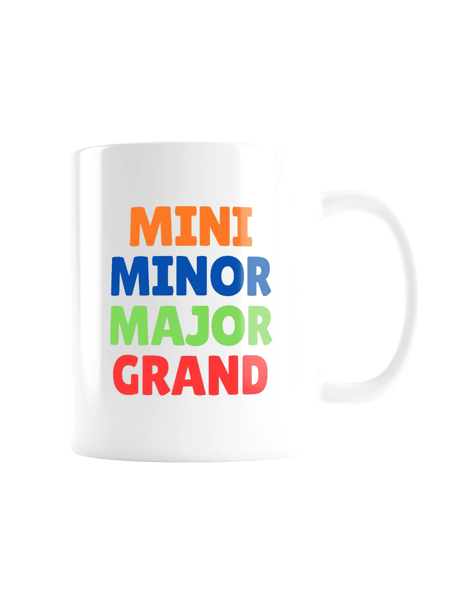 Mini, Minor, Major, Grand / Coffee Mug product image (5)