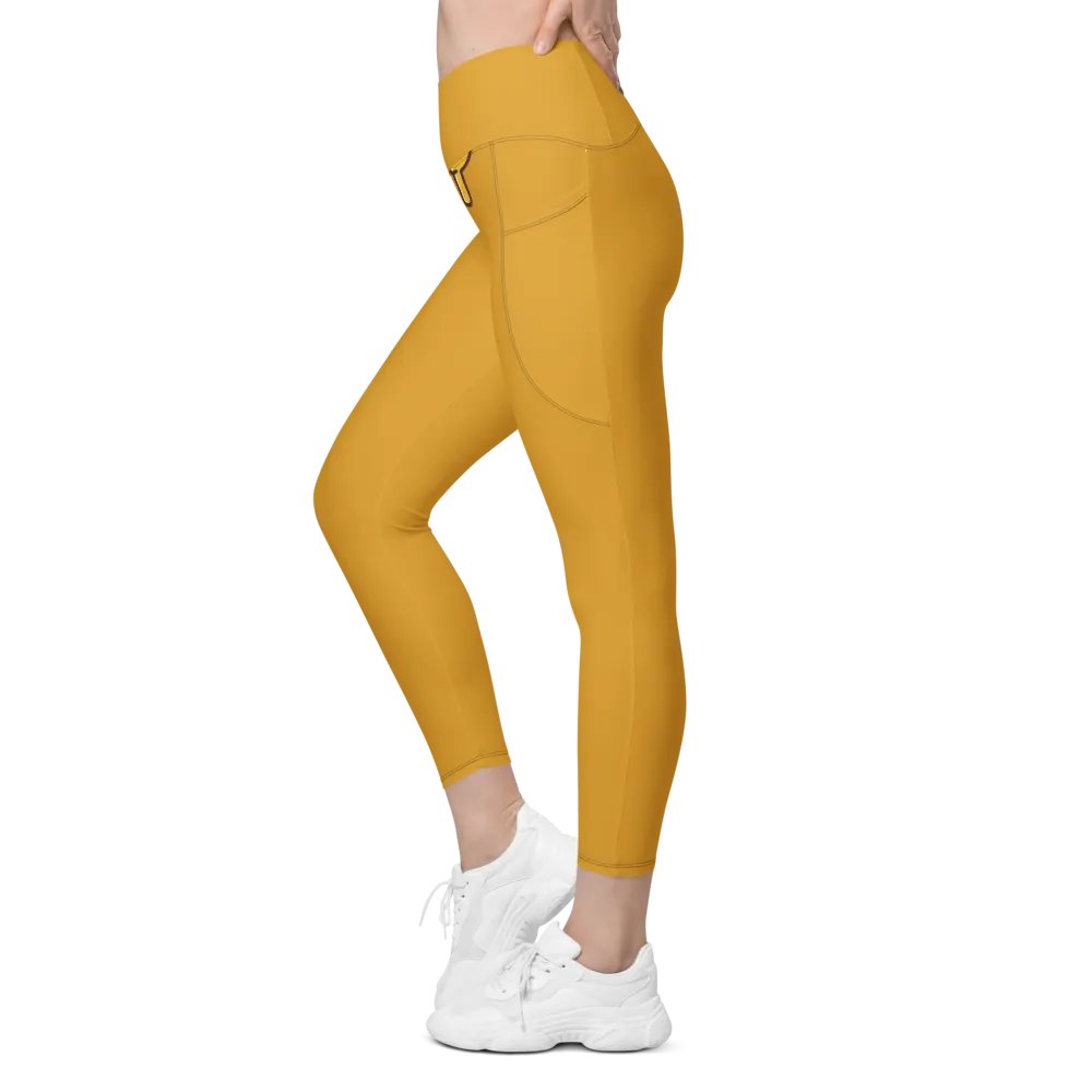 Sunset Glow Crossover Leggings with Pockets product image (5)