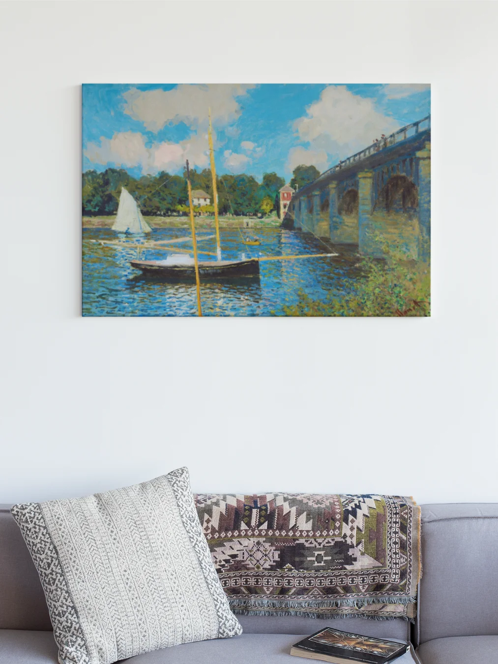 The Bridge at Argenteuil (Claude Monet) Canvas product image (1)