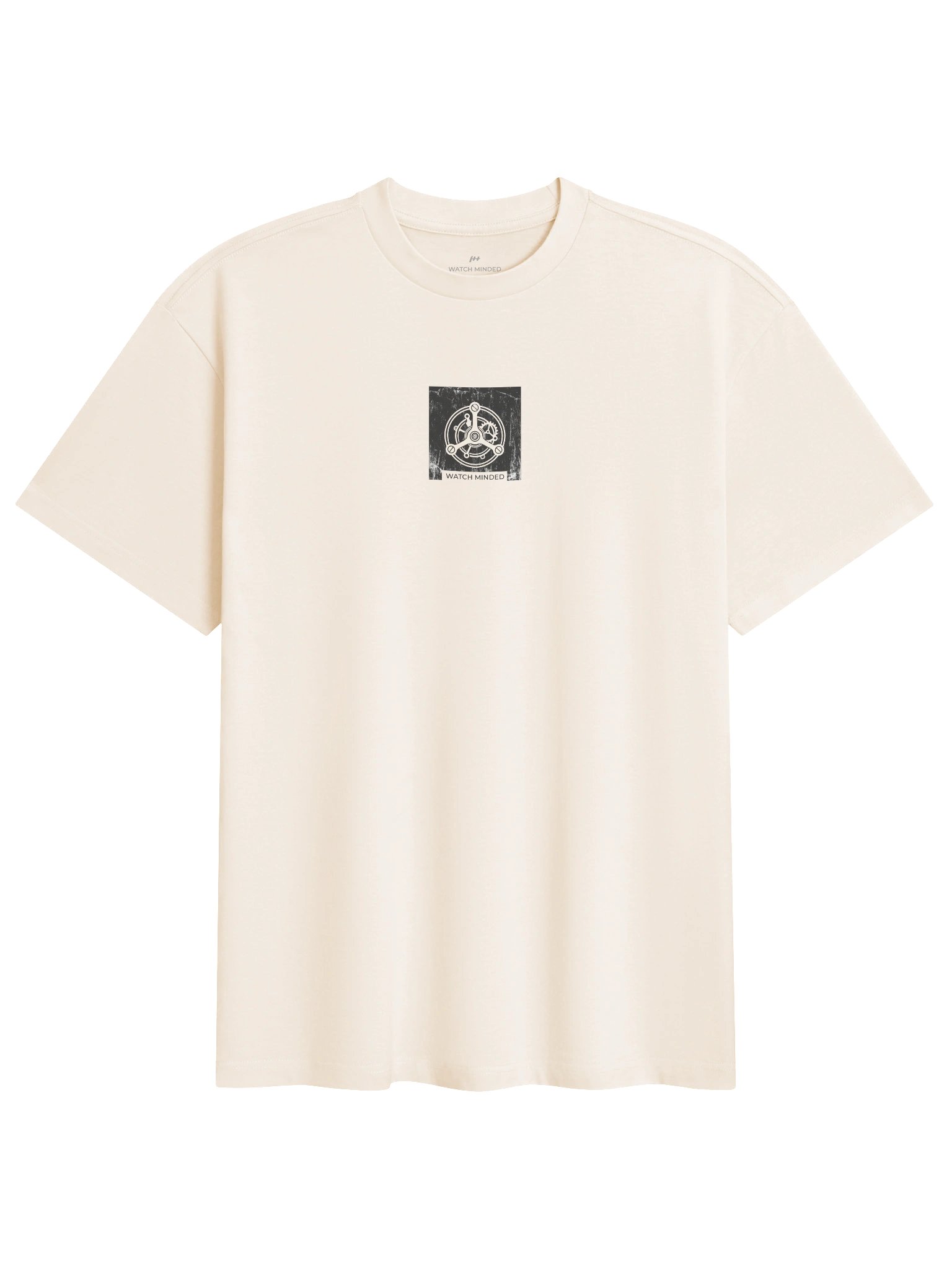 Relaxed Fit Heavy Cotton "Tourbillon" T-Shirt, Vintage White product image (3)