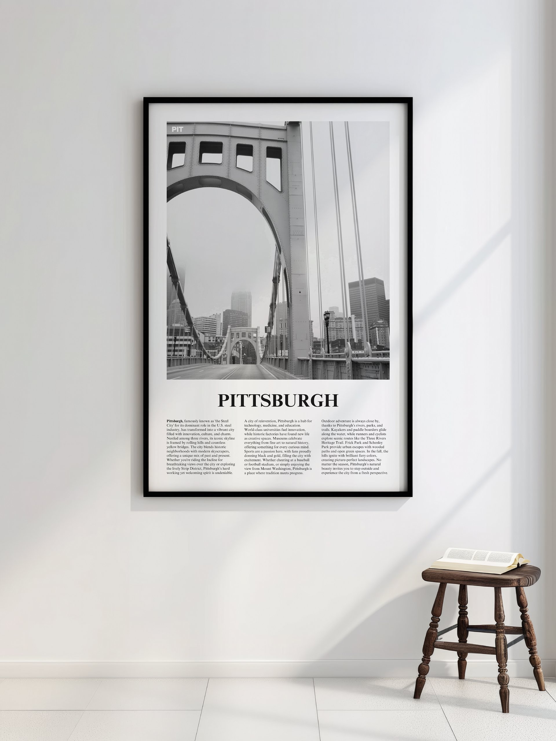 Pittsburgh 01 Newspaper Poster product image (2)