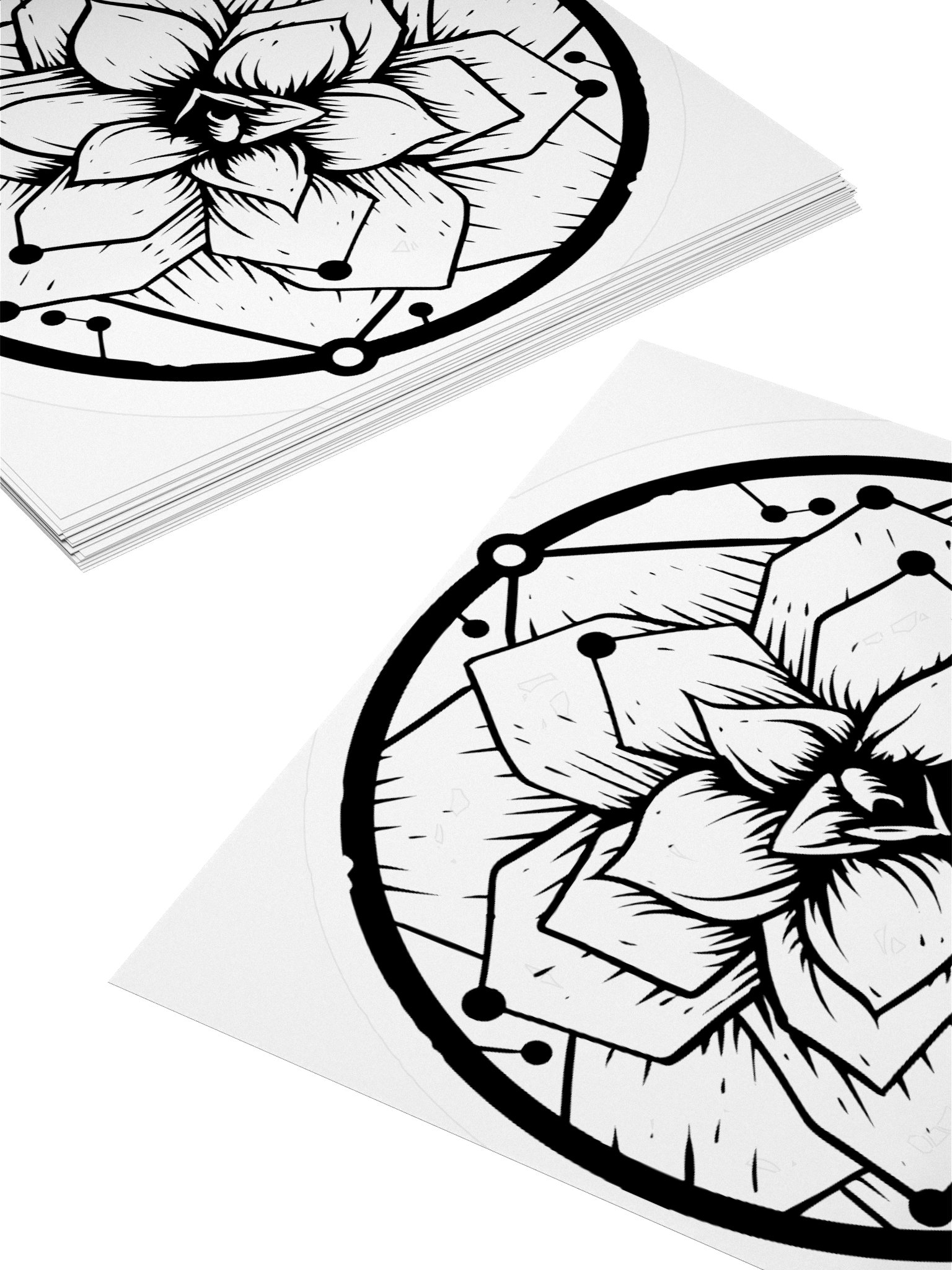 Camellia Emblem Sticker product image (11)