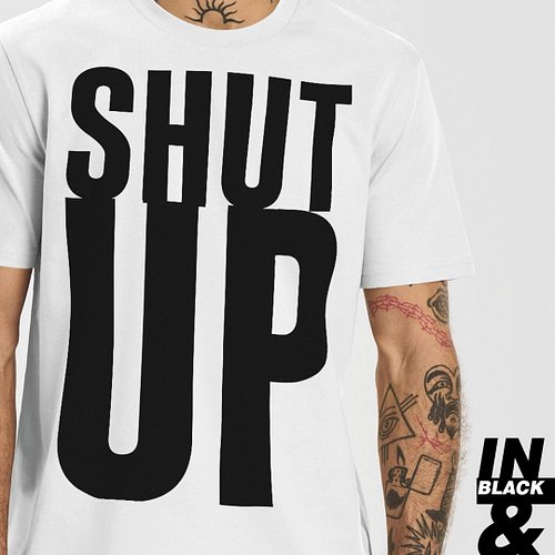 SHUT UP | unisex | organic | t-shirt
🆇🅷🅾🆉🆄🅲🅰🅽 | wear 𝗶𝘁
in black and white!