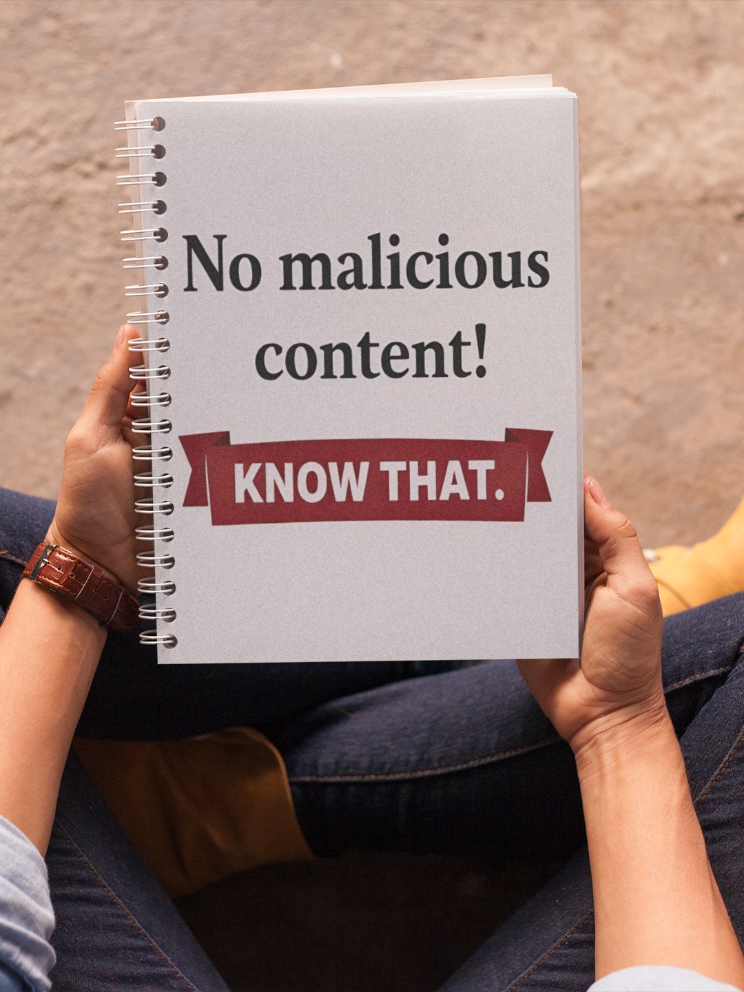 No Malicious Content Know That Notebook product image (5)