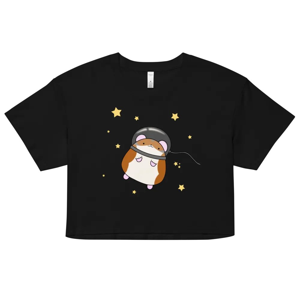 Space Hamster Premium Crop Tee product image (1)