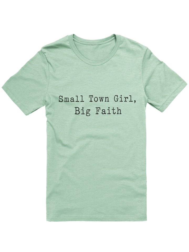 Big Faith adult tee product image (1)