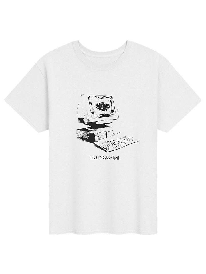 Cyber Hell White Tee product image (1)
