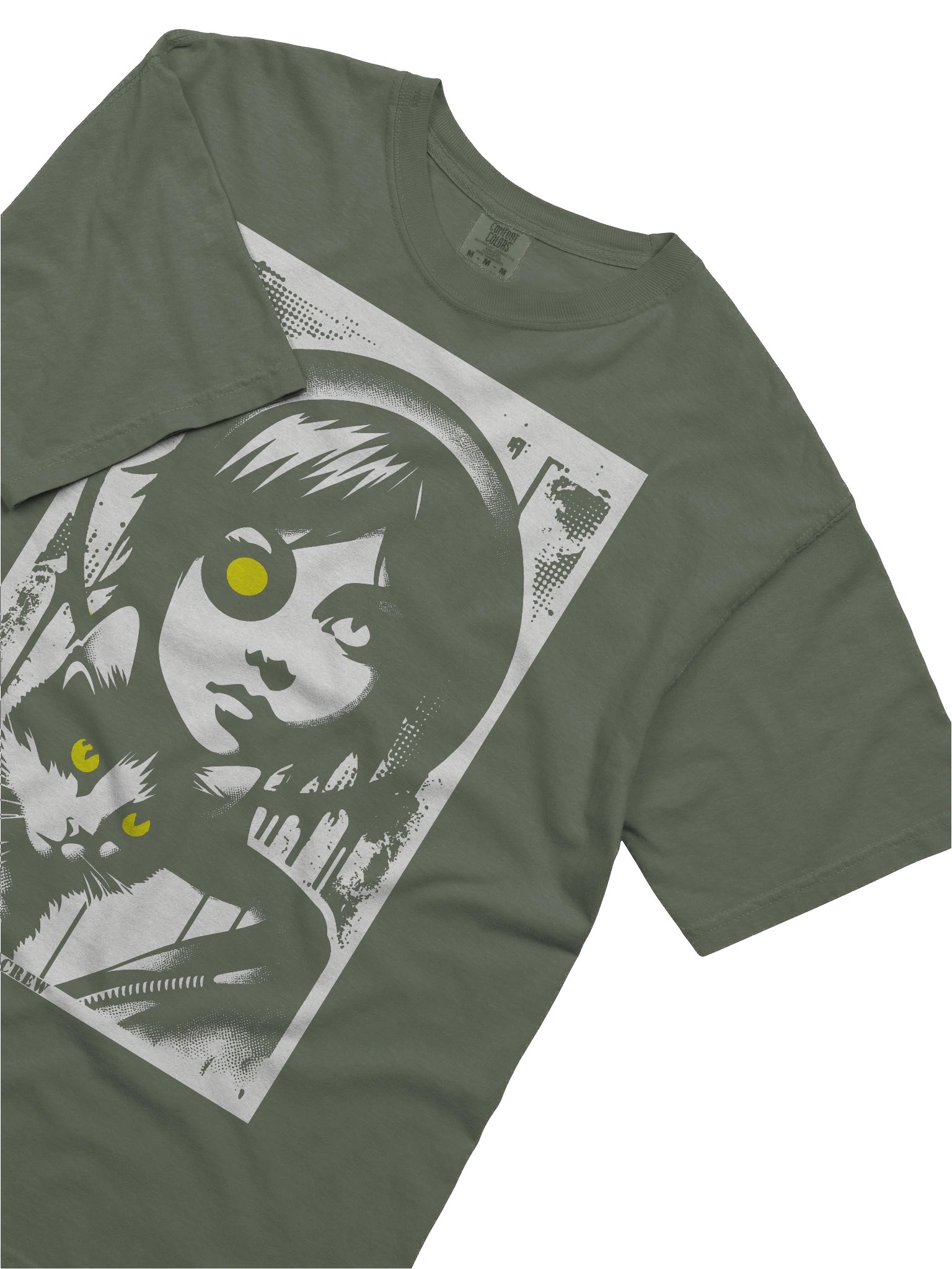 "Anarchic Feline Crew" // Heavyweight Tee (Double Sided Print) product image (3)
