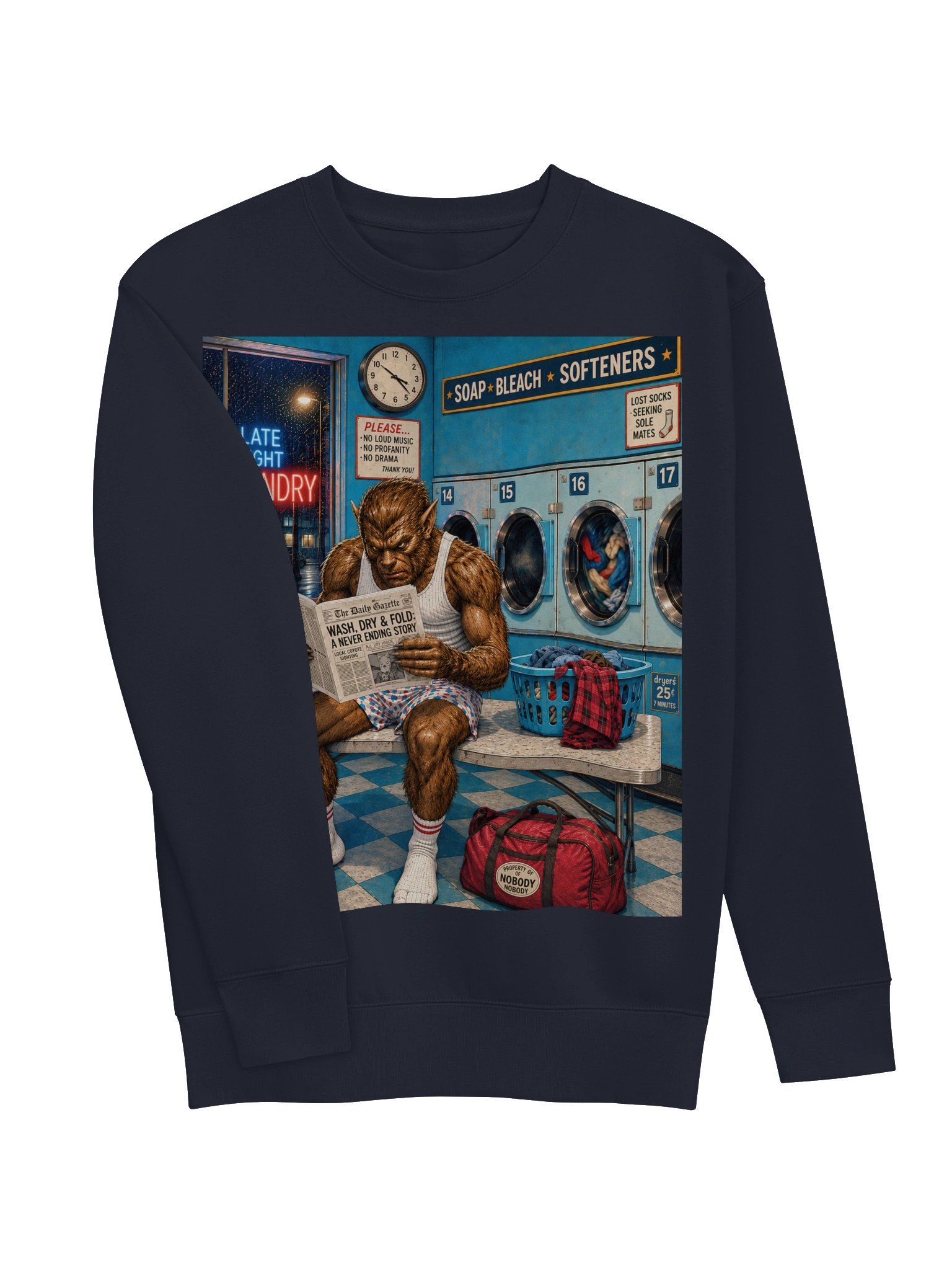 Late Night Laundry Sweatshirt product image (2)