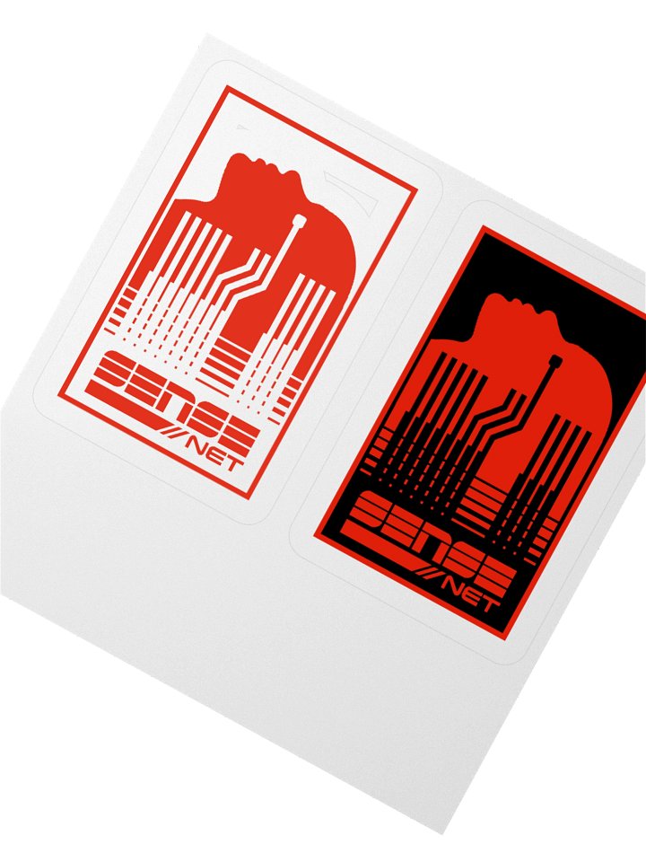 Sense/Net Logo Version 4 Stickers (red & black) product image (5)