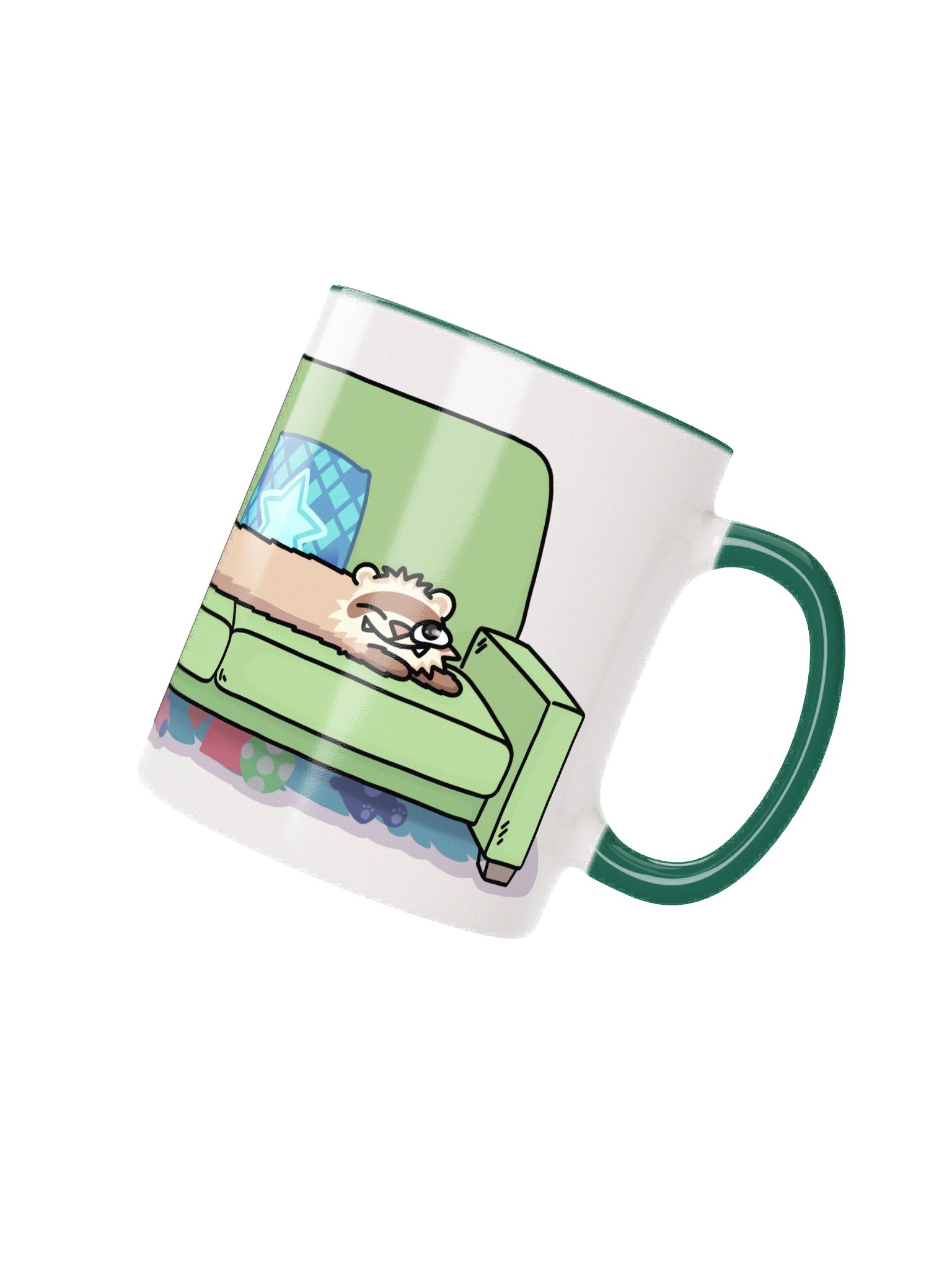 Long Ferret on Sofa | Mug product image (3)