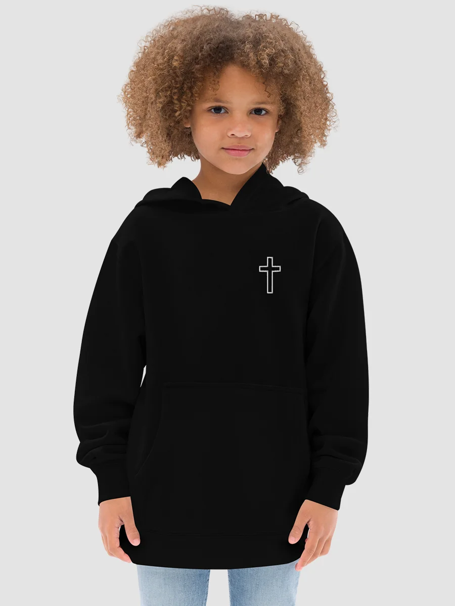 Youth Black Cross Hoodie product image (4)