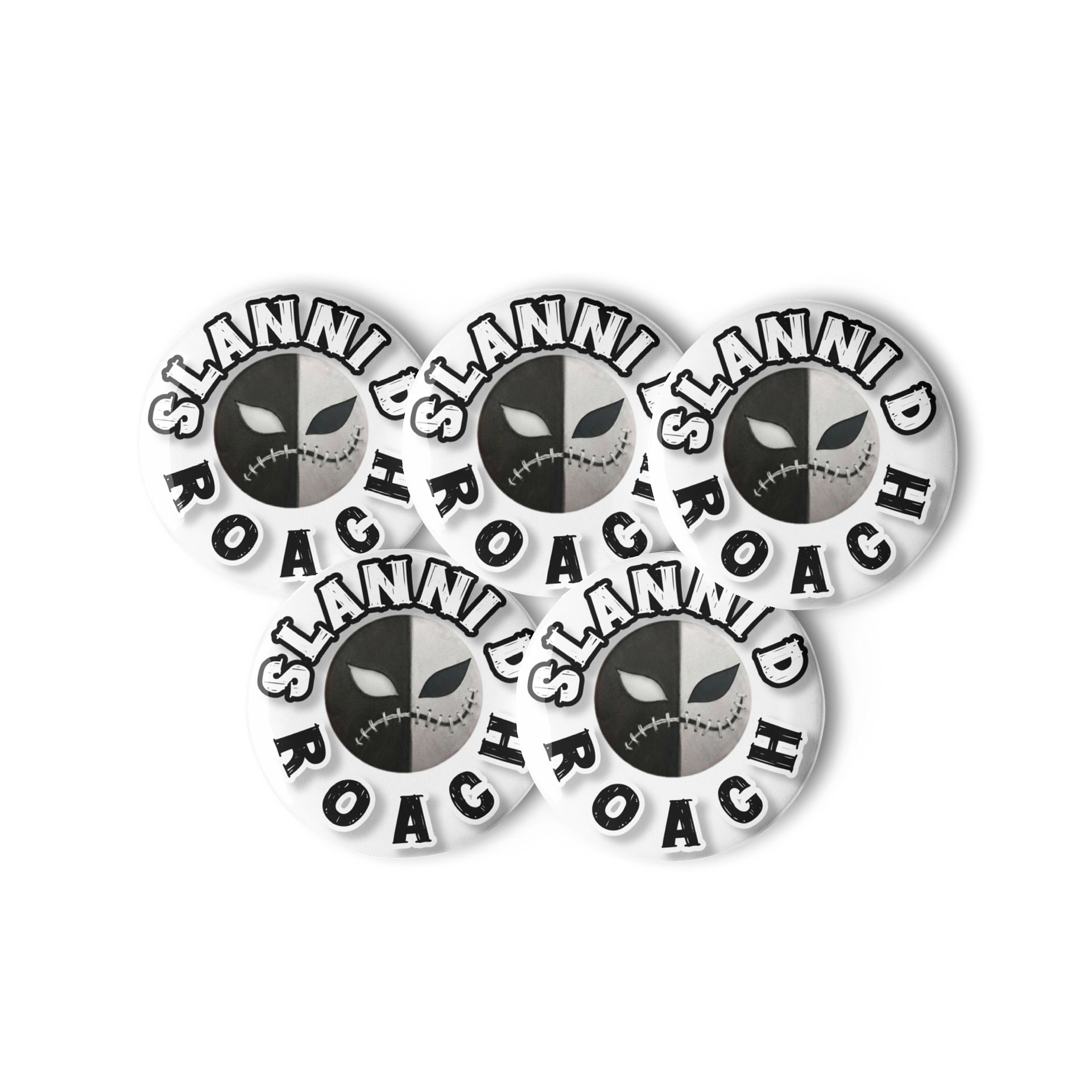 Slanni D Roach Pin Buttons — Set of 5 product image (3)