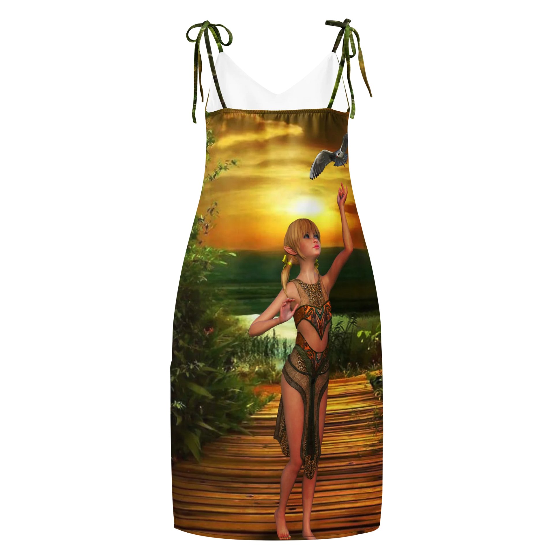 'Elven Stories - The Night of Your Return' Slip Dress product image (1)