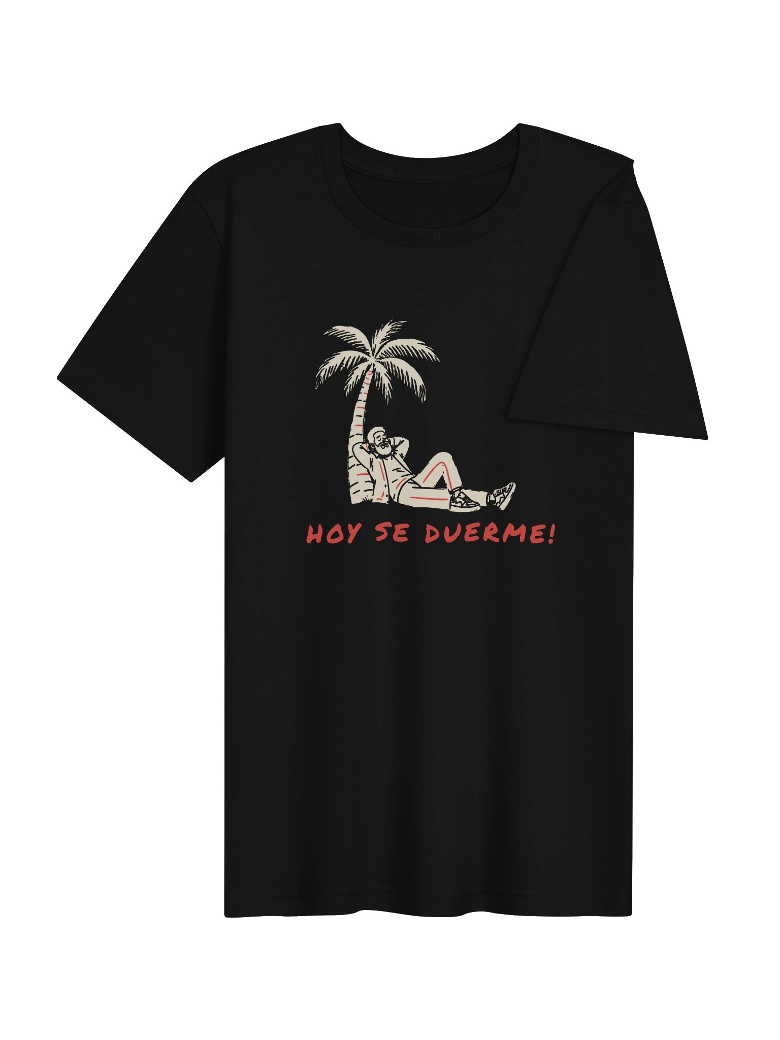 Hoy Se Duerme Tee — Black product image (4)