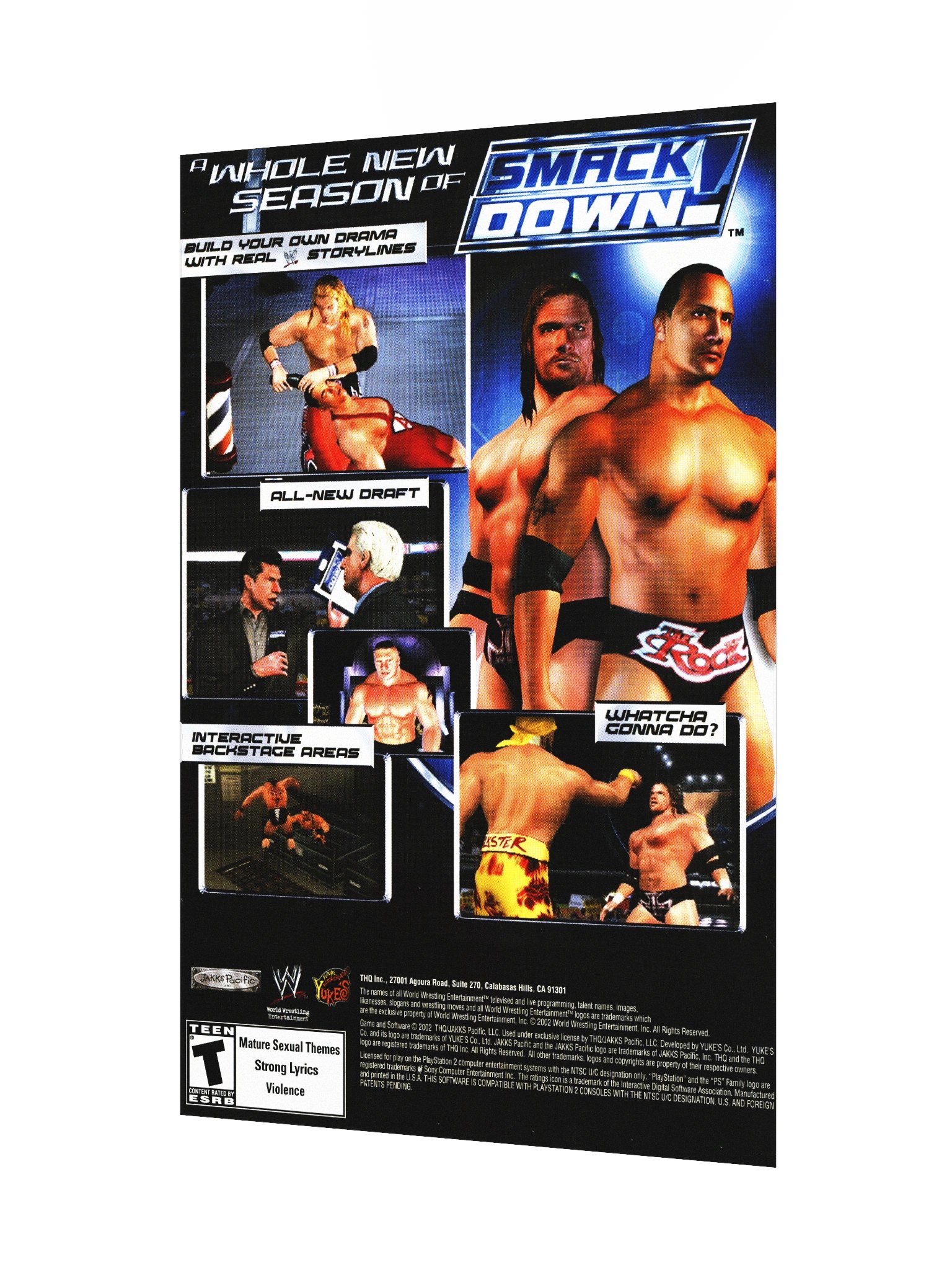 SmackDown! Shut Your Mouth (PS2) - Promotional Poster/Flyer product image (3)