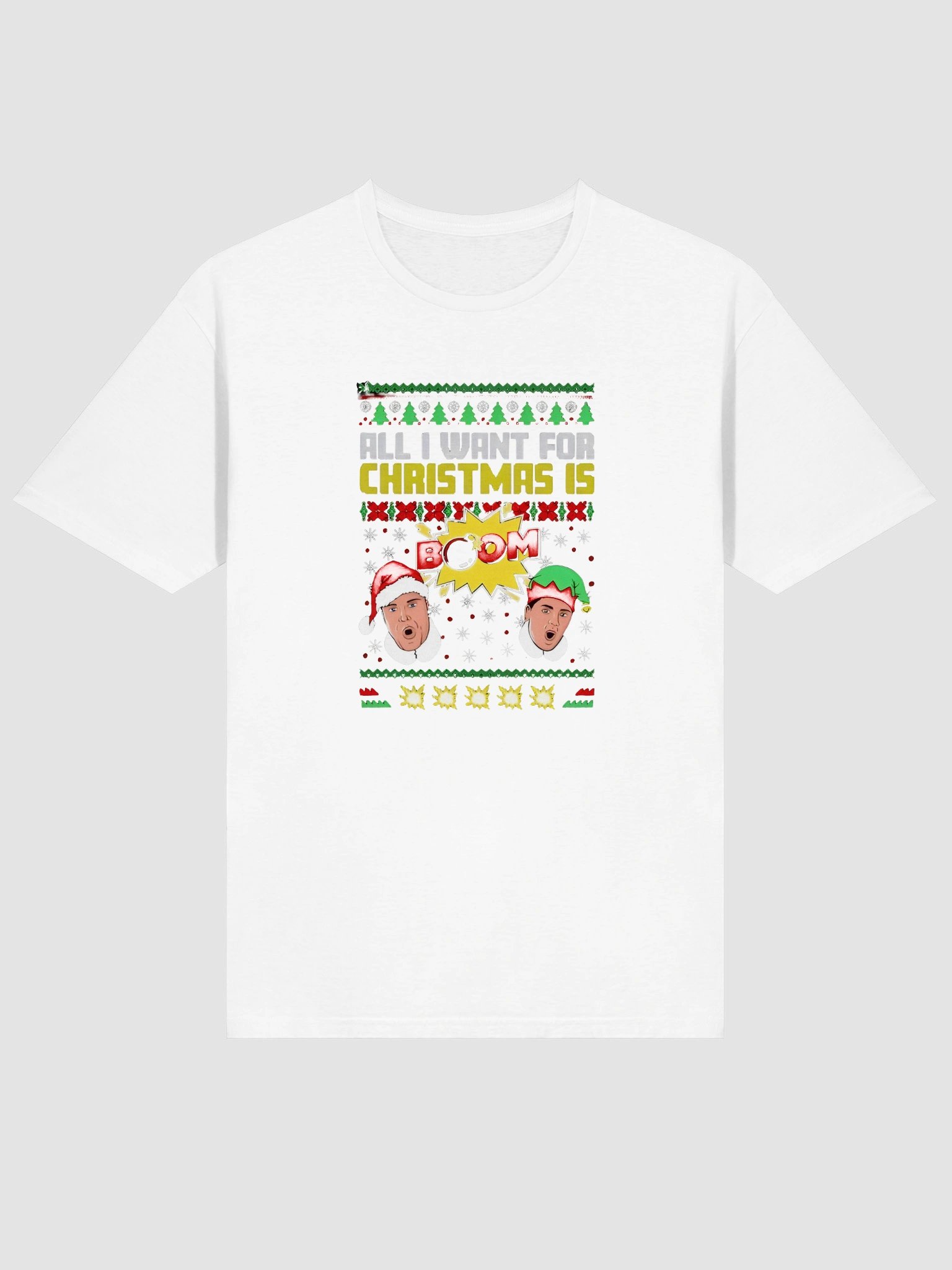 All I Want for Christmas Is Boom Ugly Christmas Shirt product image (2)