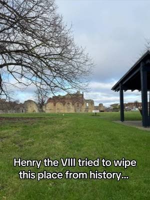 Once one of the most important abbeys in medieval Europe, this is all that remains. But its story  remains in the whispers on the wind, not so easily forgotten. #traveltok #uktravel #historytok #authorlife #fyp