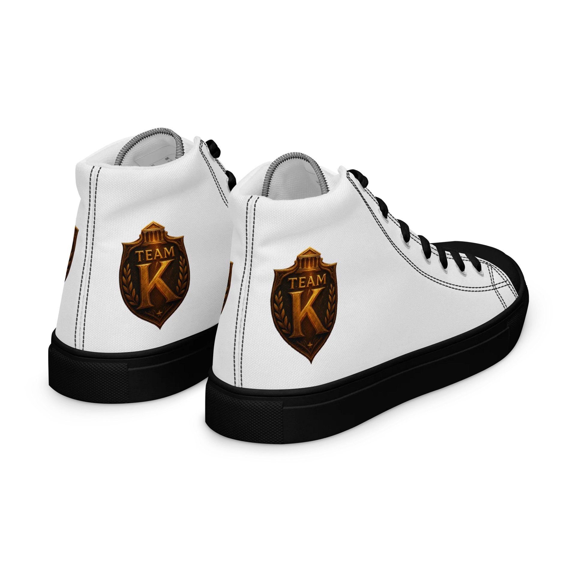 Team K V-5 Women's High Top Canvas Shoes product image (7)