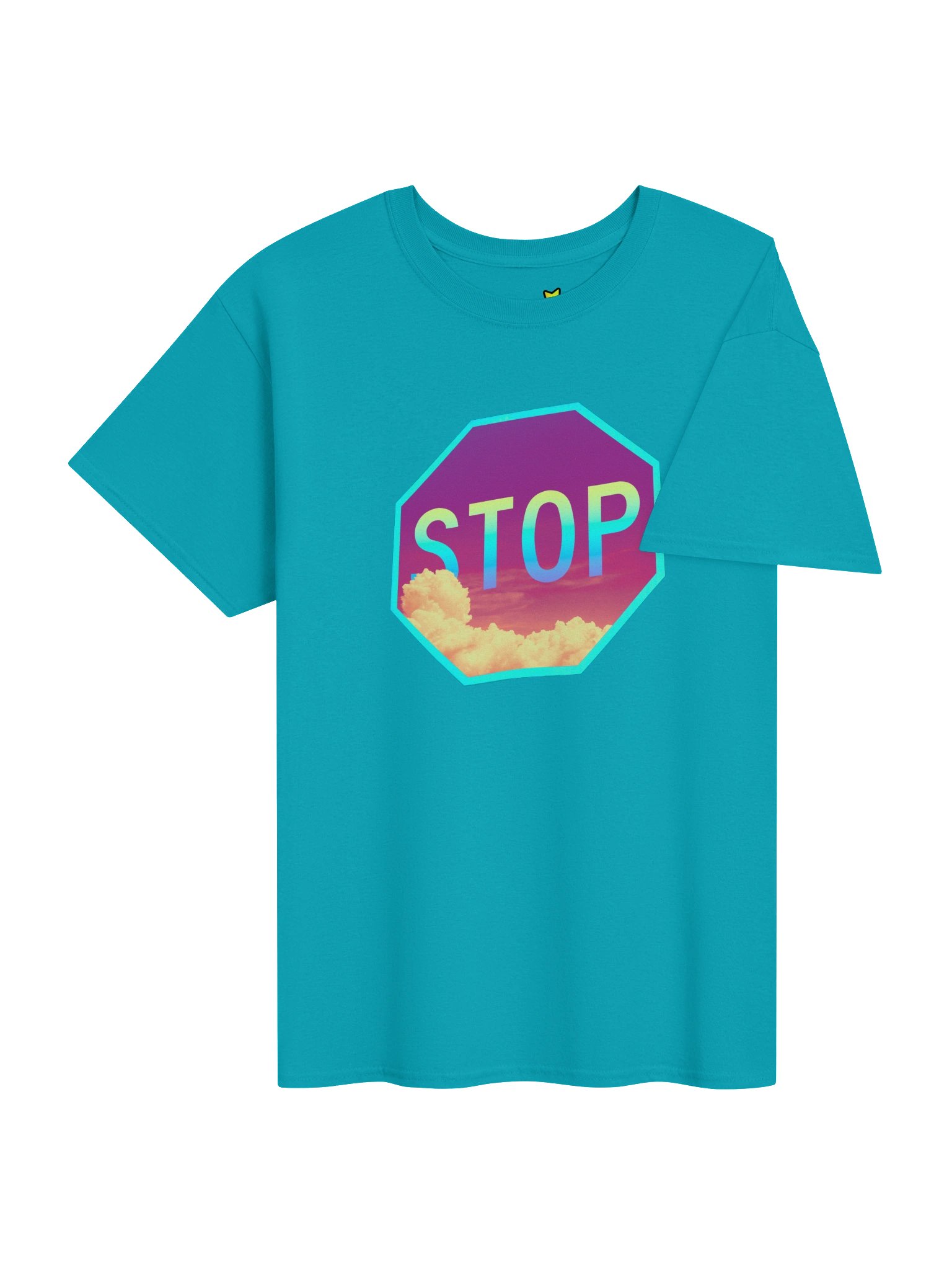 Stop Sign Clouds (T-Shirt) product image (3)