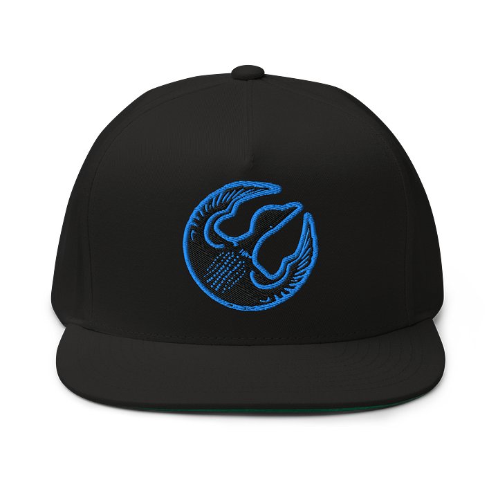 Rebel Loon Hat - Black & Light Blue product image (1)