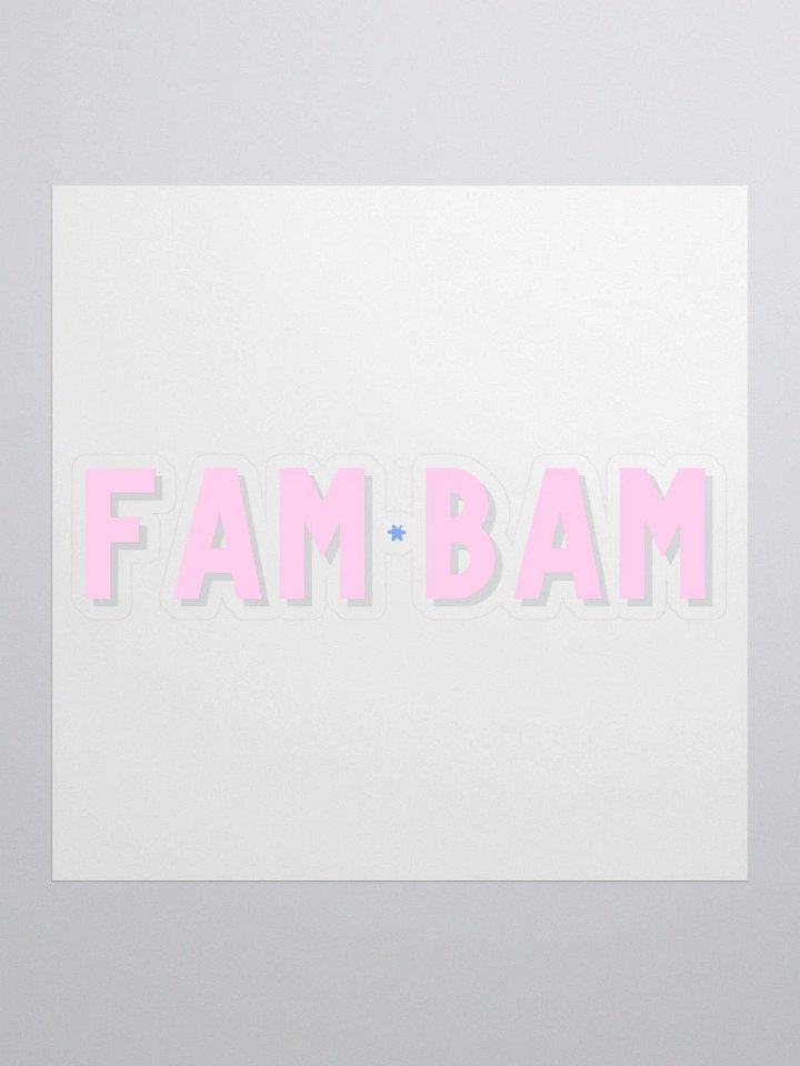 Fam Bam Pink Sticker product image (1)