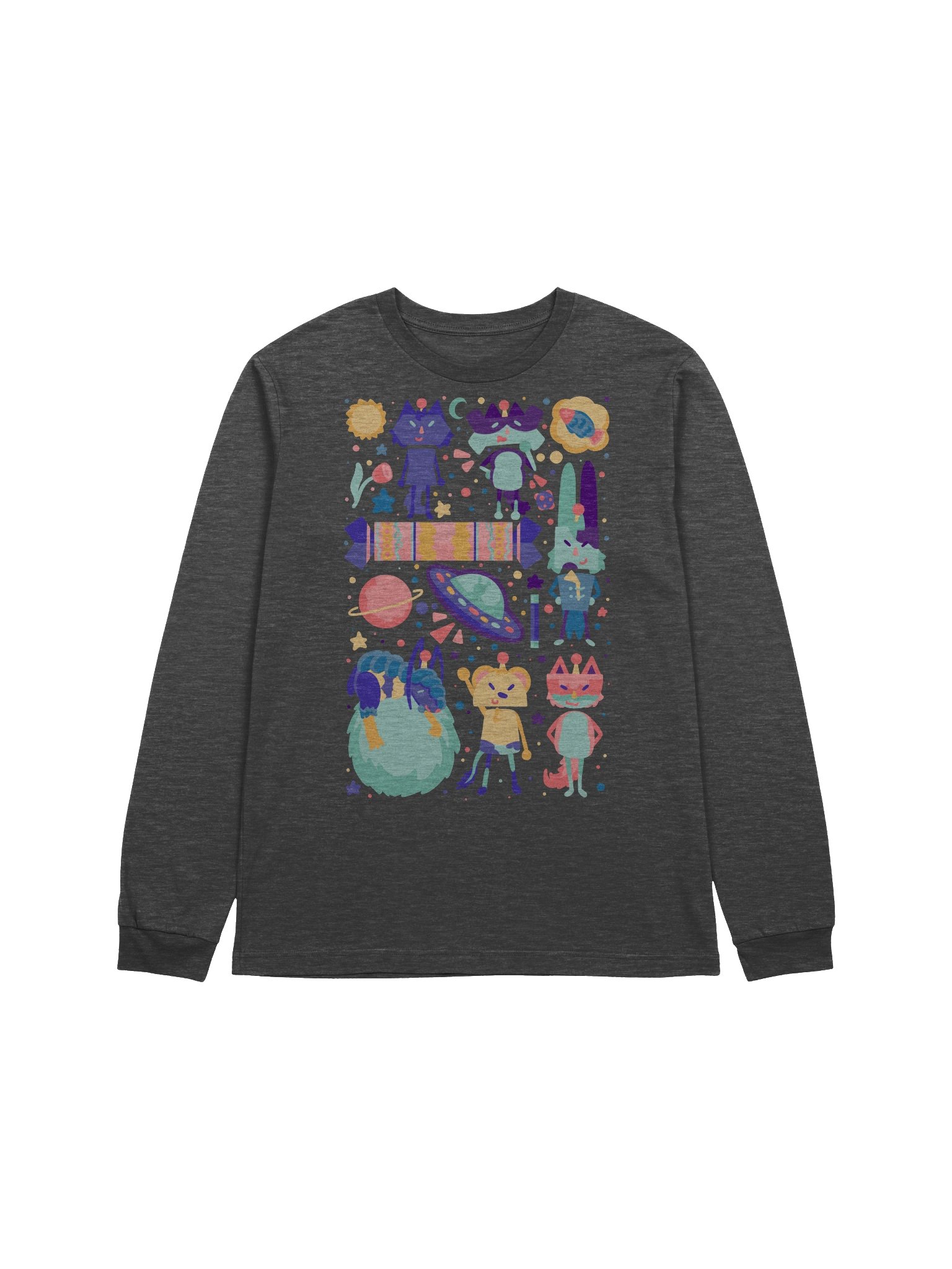 Cozy Cosmos Crew Supersoft Long Sleeve Tee product image (8)
