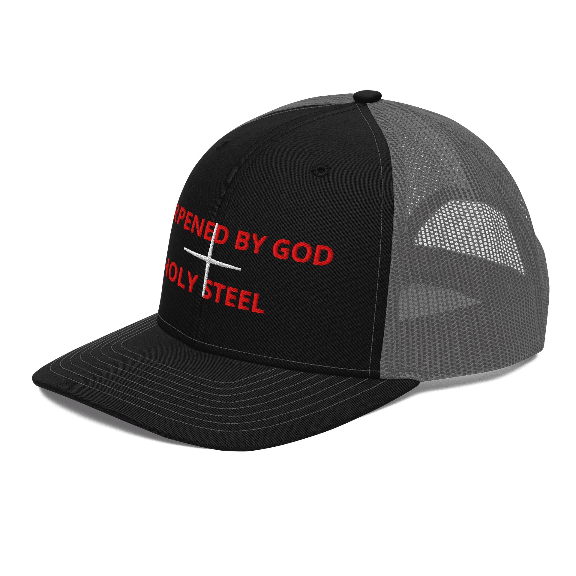Divine Steel Cross Trucker Hat product image (2)