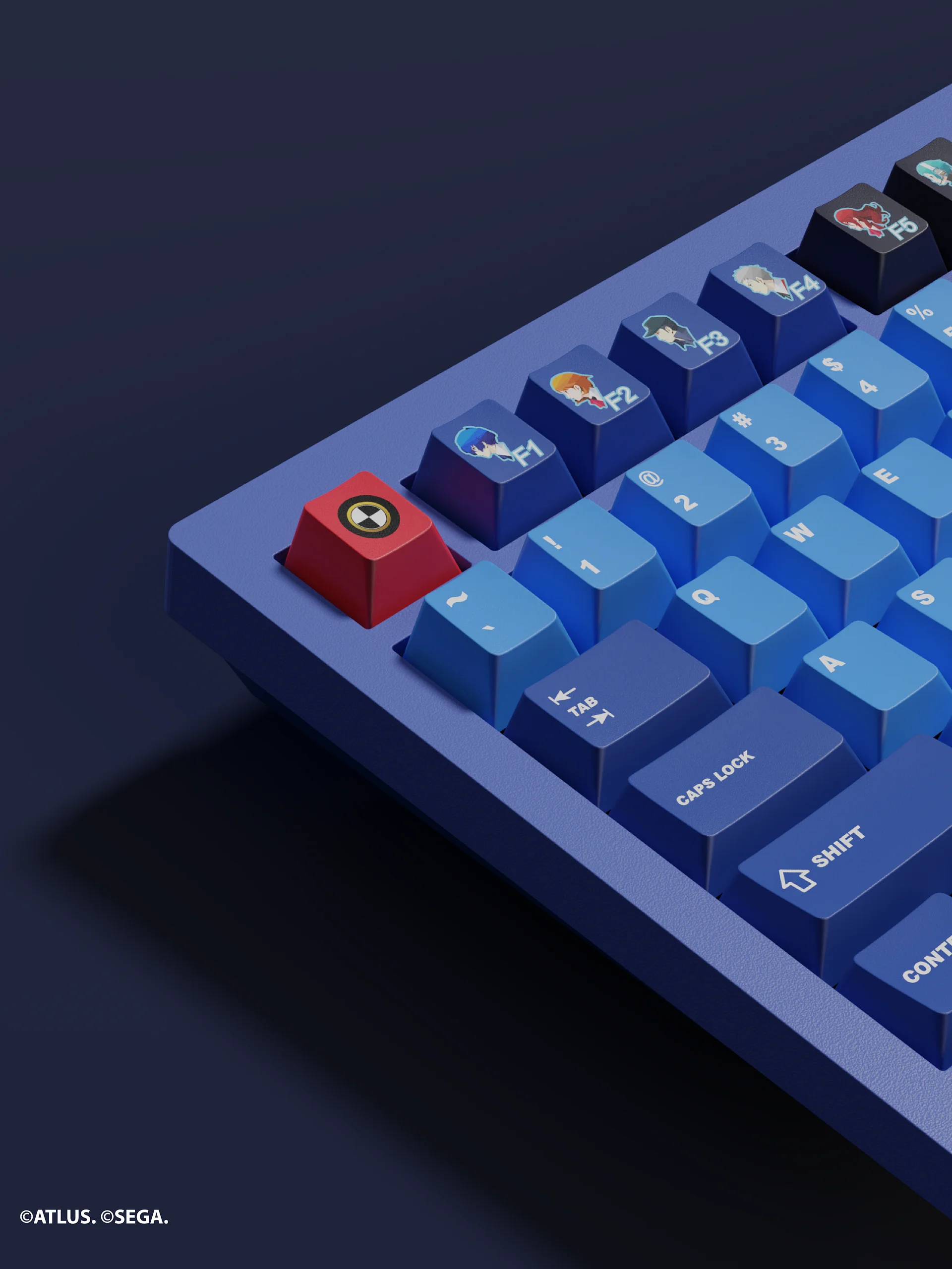 P3R Custom Blue Keyboard | IFK x Persona