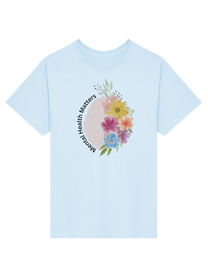 Floral Mental Health Matters Tee Shirt product image (1)