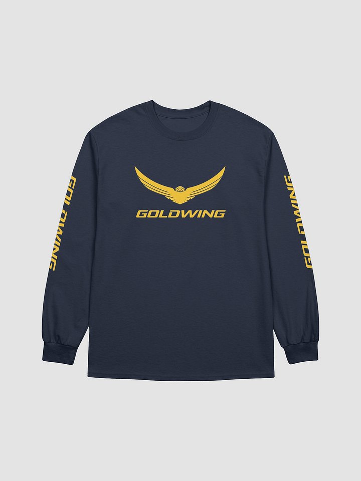 Gold Bird in Flight Long Sleeve T-Shirt product image (4)