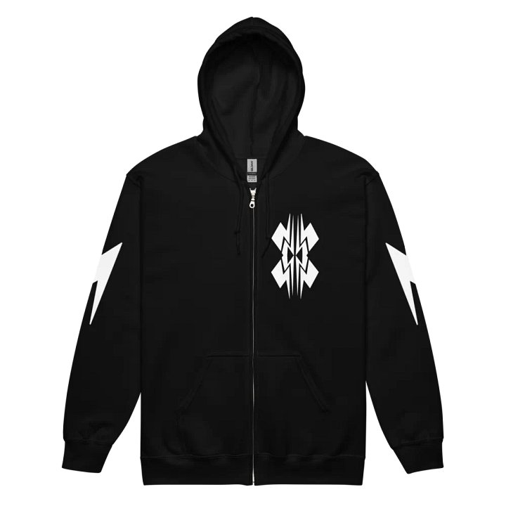 The Real Deal Zip-Up Hoodie [White Symbol Var.] product image (2)