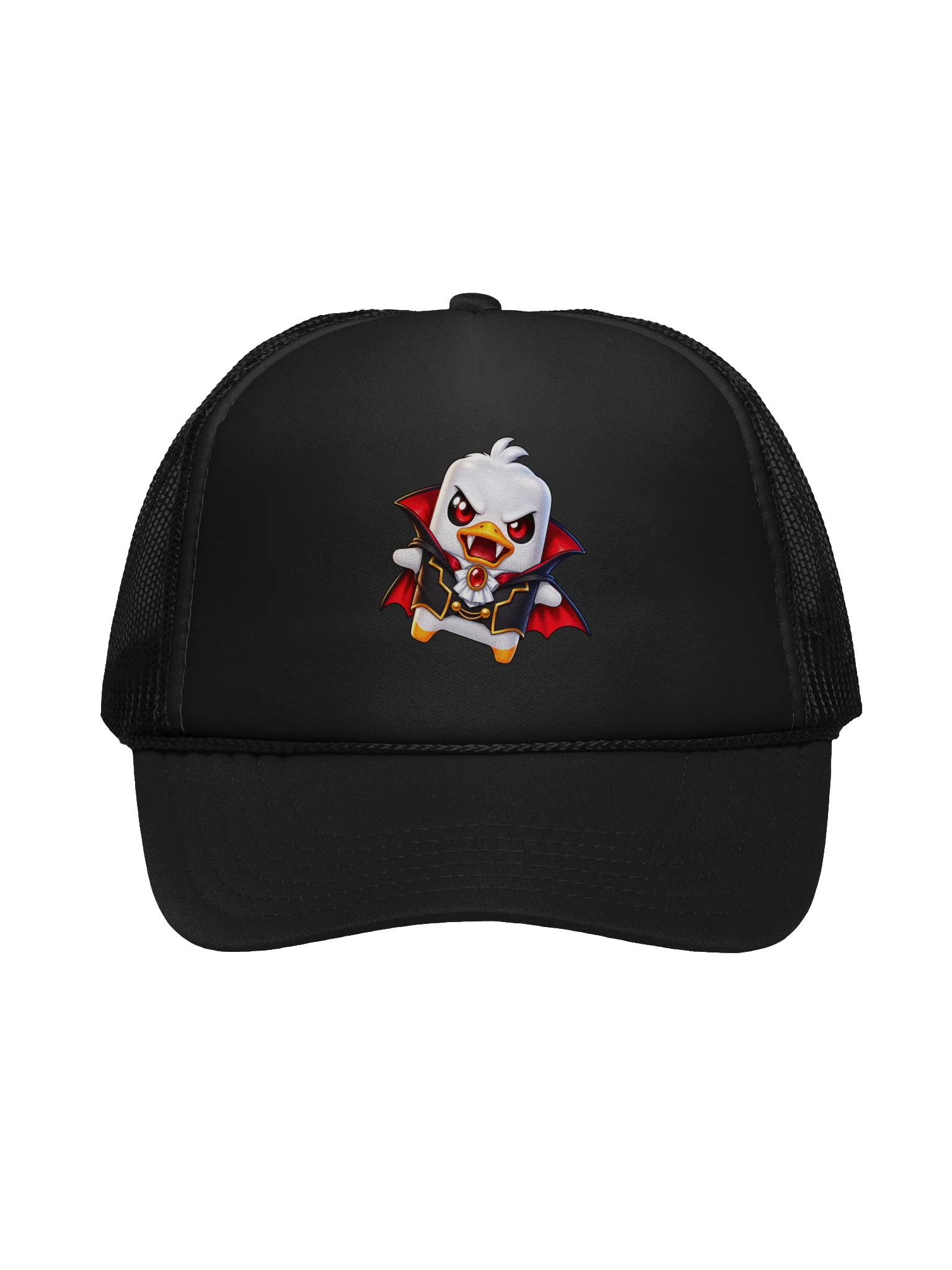 SPRITEFEST "Vampire Ducky Sprite" Black FOAM Trucker Snapback Hat product image (1)