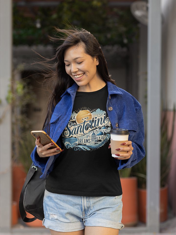 Santorini Dreams Graphic Tee product image (1)