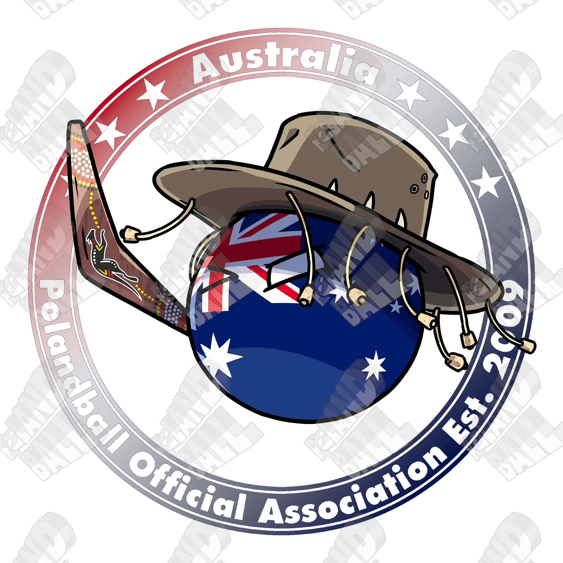 Polandball Official Association T-shirt - Australia product image (4)
