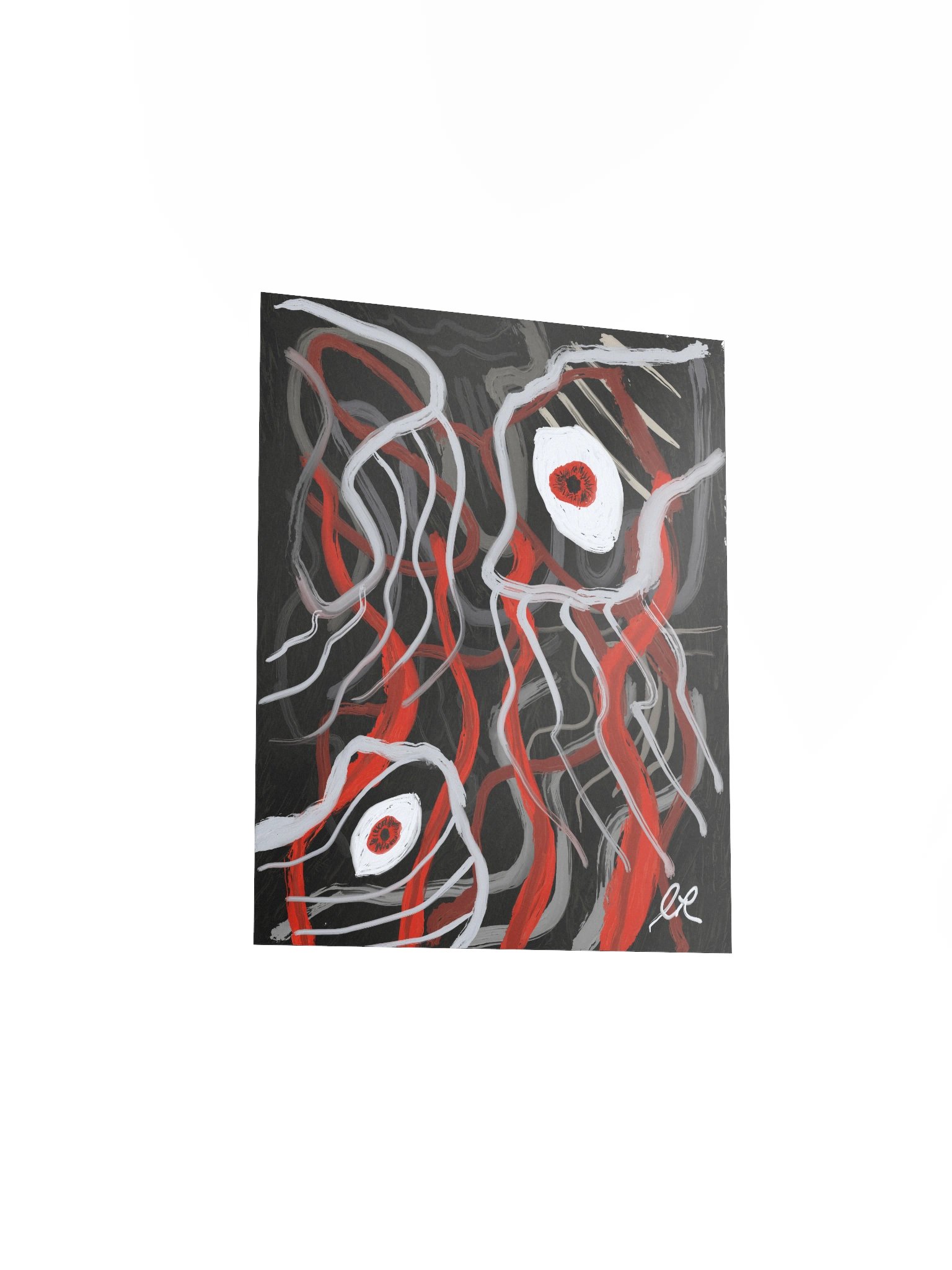 Weaving Ribbons — Dark Abstract Poster product image (9)