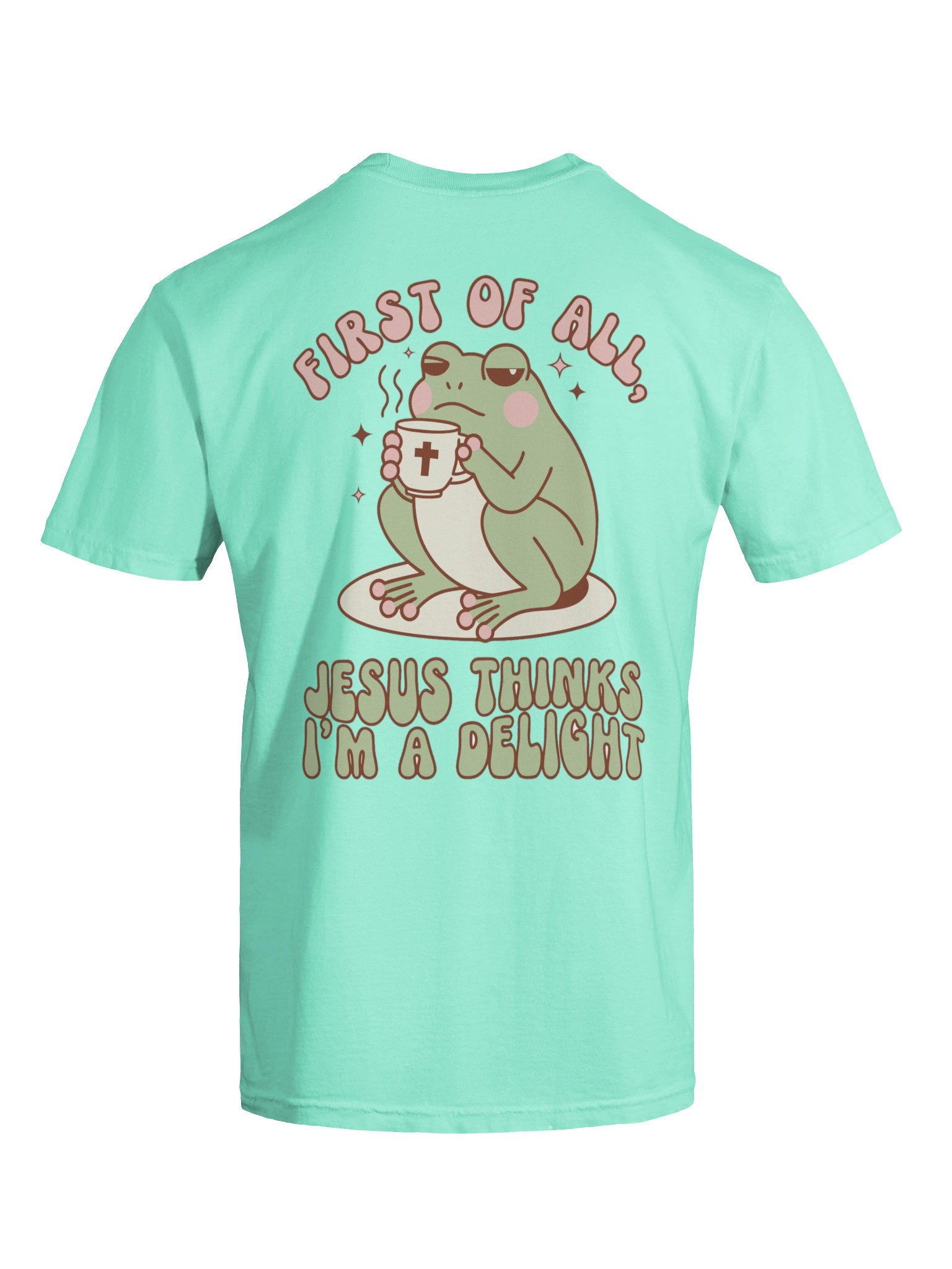 Jesus Thinks I'm a Delight Frog Tee product image (11)