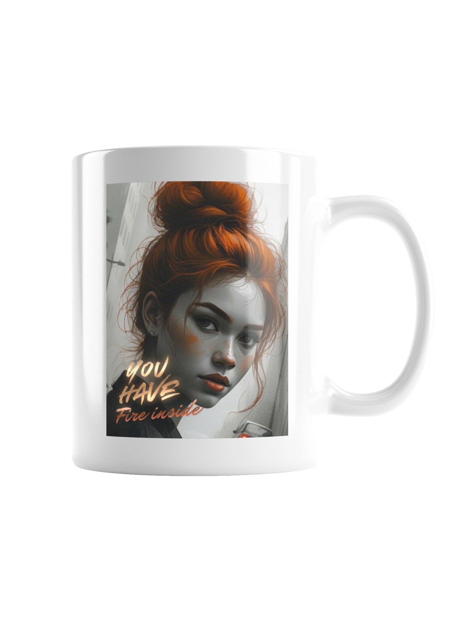 Mind Matter- You Have Fire Inside- White Mug product image (3)