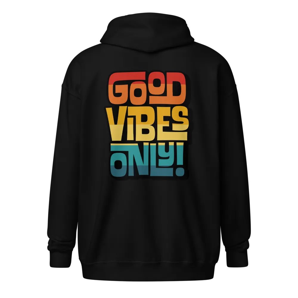 Good Vibes Only Vintage Sunset Zip Hoodie product image (2)