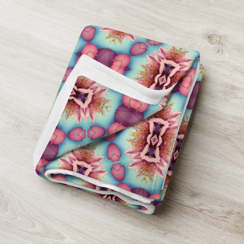 Vibrant Florals & Hearts Throw Blanket product image (7)