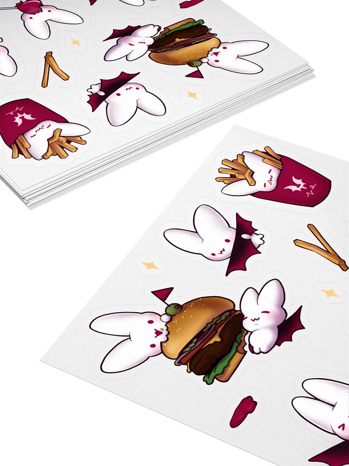 "Fast Food Frenzy" Sticker Sheet ✧ CHERRY product image (2)