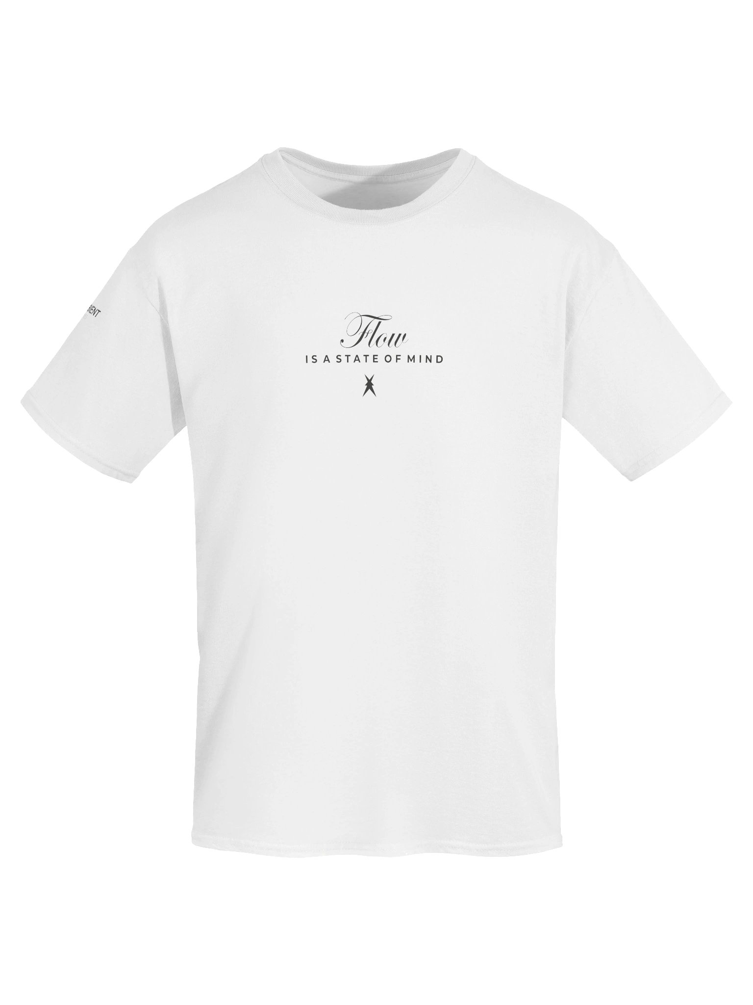 flow is state of mind white unisex t-shirt product image (5)