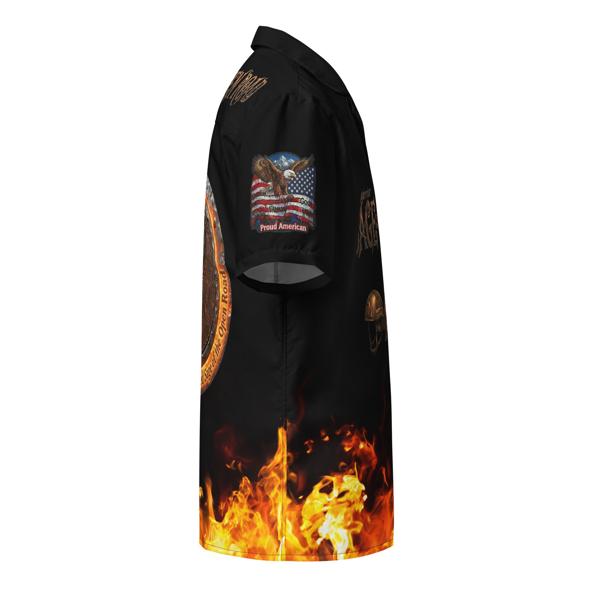 MötoGraffitti Warrior Sage of the Open Road Club Shirt product image (4)