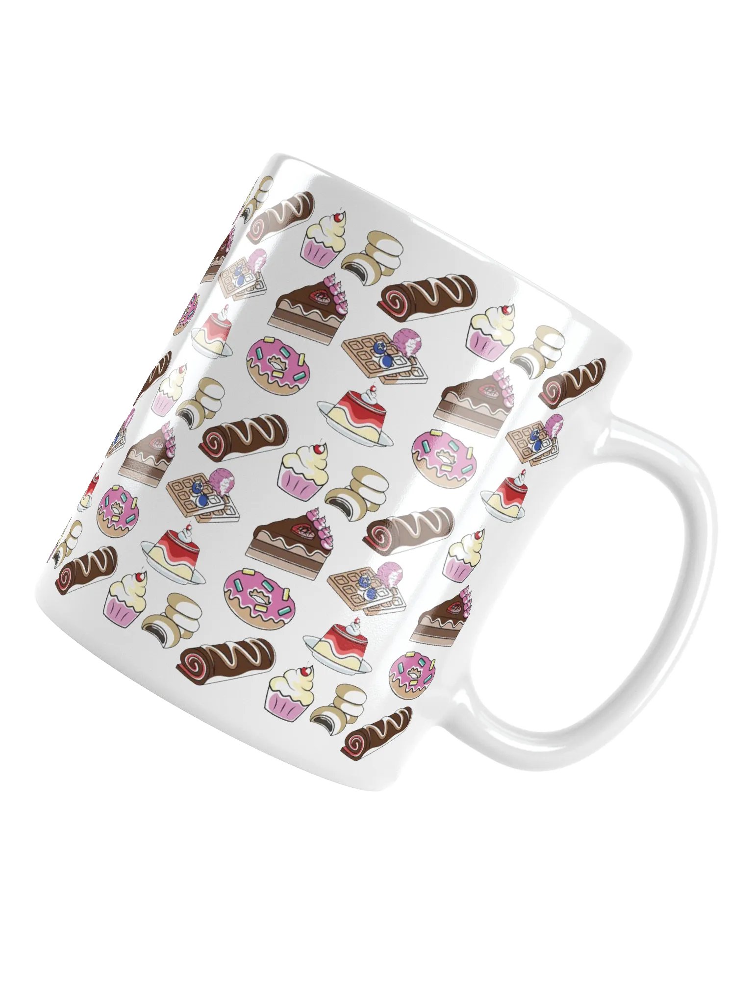 Sweets and Cakes pattern (Glossy Mug) product image (4)