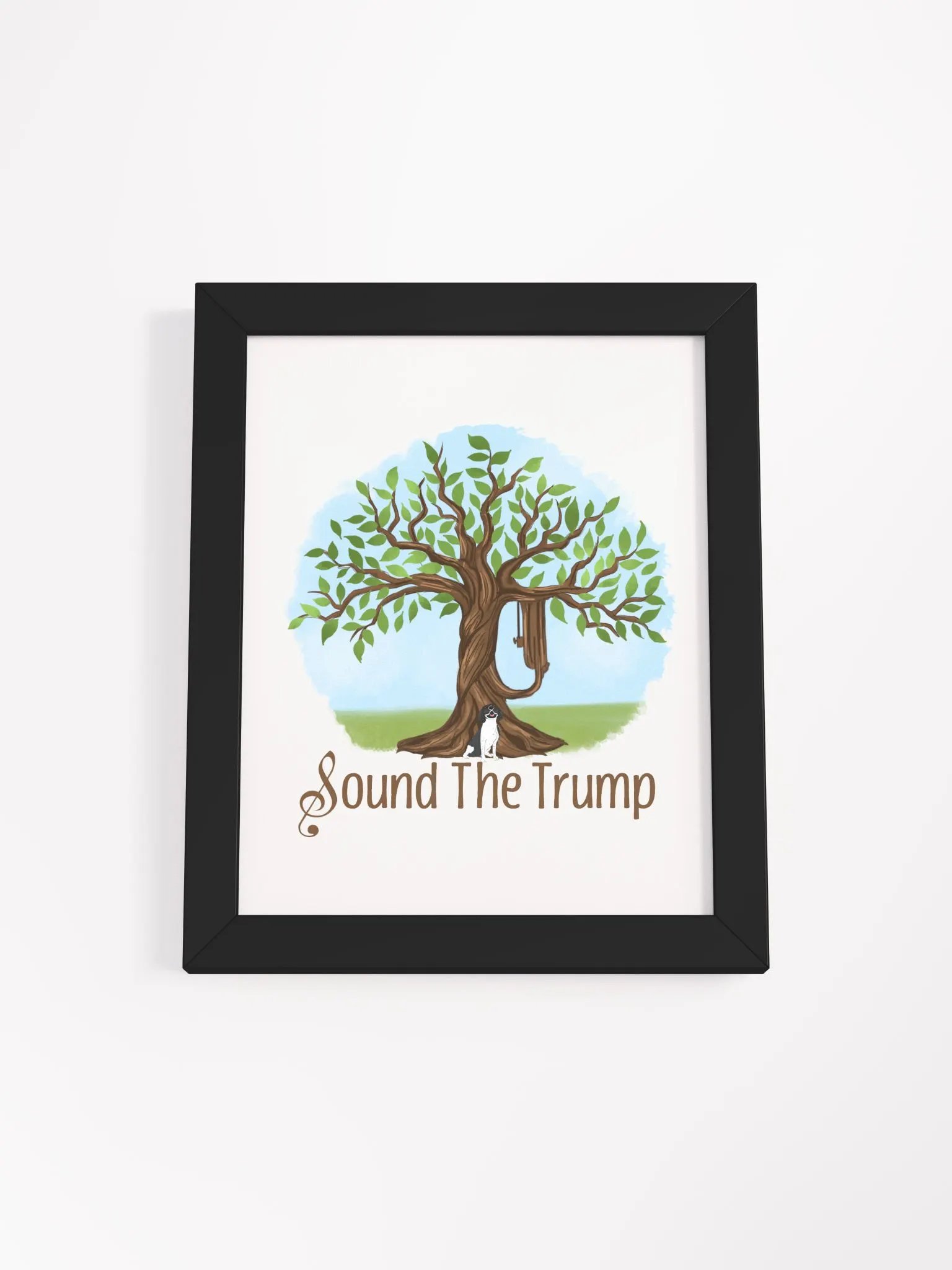 Framed Matte Poster | Sound the Trump product image (1)
