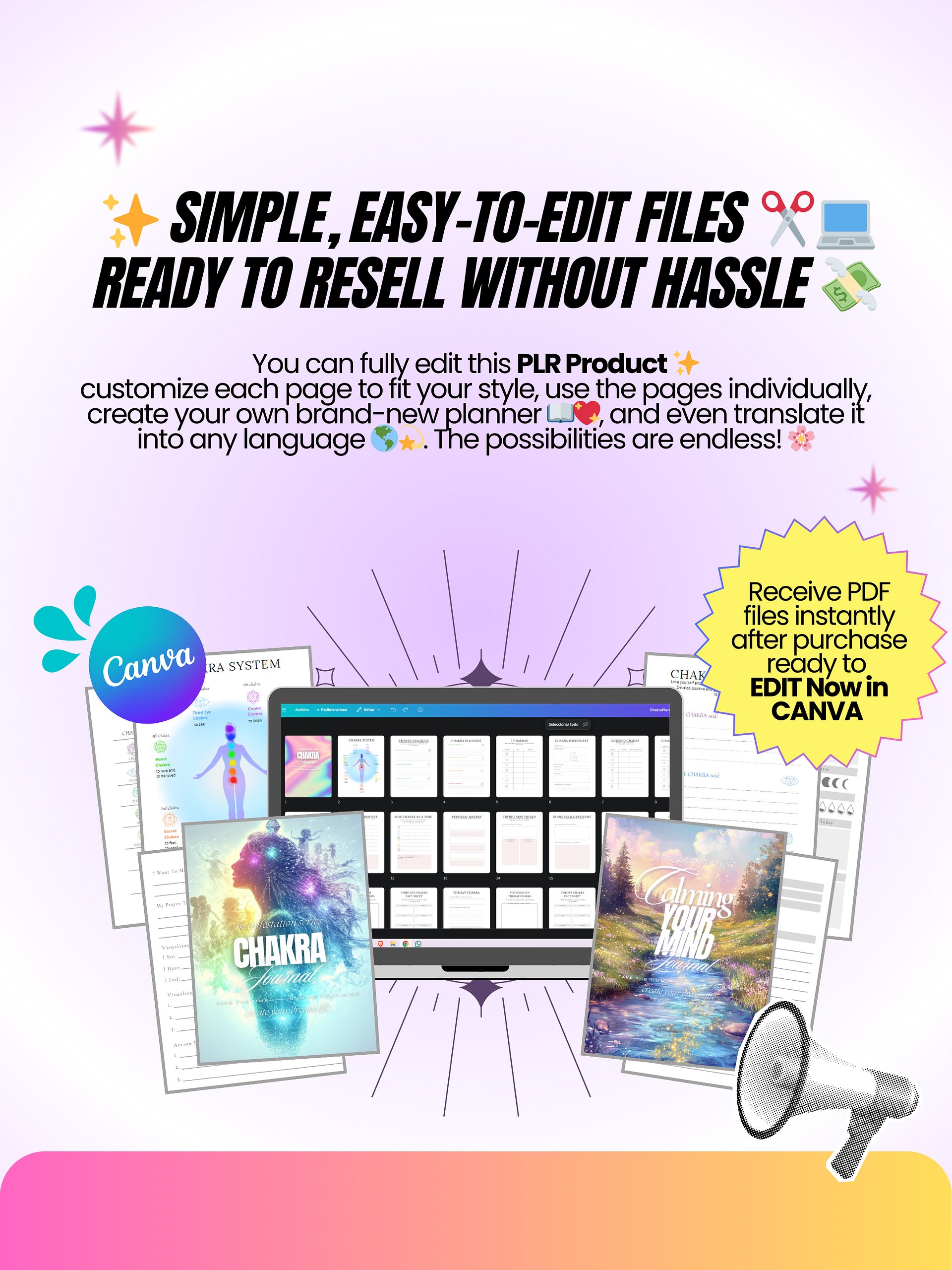 Spiritual Planners/Journals Bundle | MRR PLR Bundle product image (7)