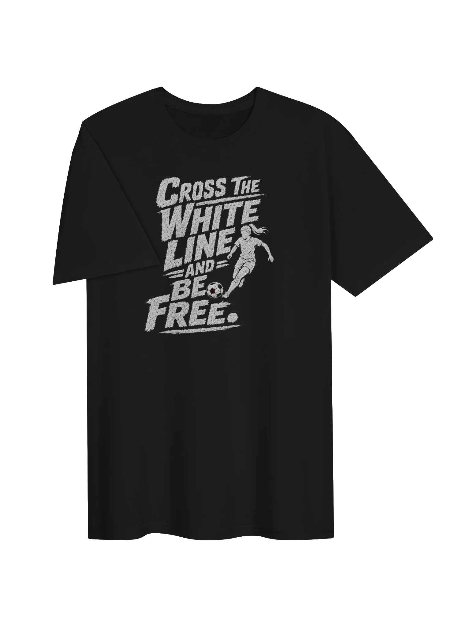 Cross the White Line Soccer Tee product image (3)